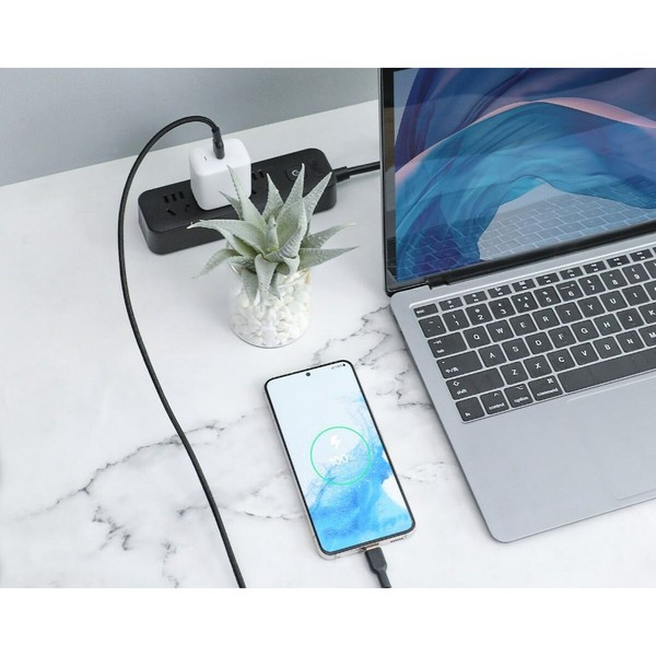 USB-C laidas Aukey CB-NCC2 Juoda 1,8 m