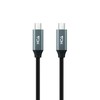 USB-C Cable NANOCABLE 10.01.4301-L150 Black 1,5 m 4K Ultra HD (1 Unit)