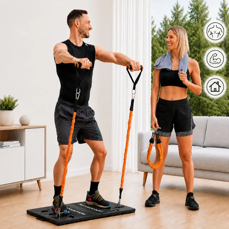 Портативная система обучения с руководством по упражнениям в комплекте Gympak Max InnovaGoods