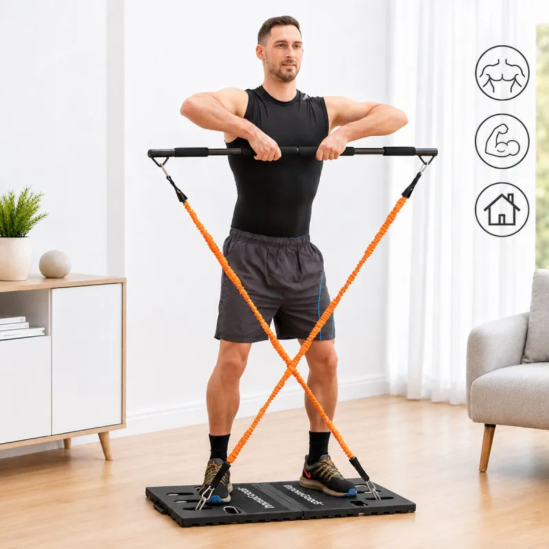 Портативная система обучения с руководством по упражнениям в комплекте Gympak Max InnovaGoods