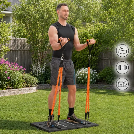Integrated Portable Training System with Exercise Guide Gympak Max InnovaGoods