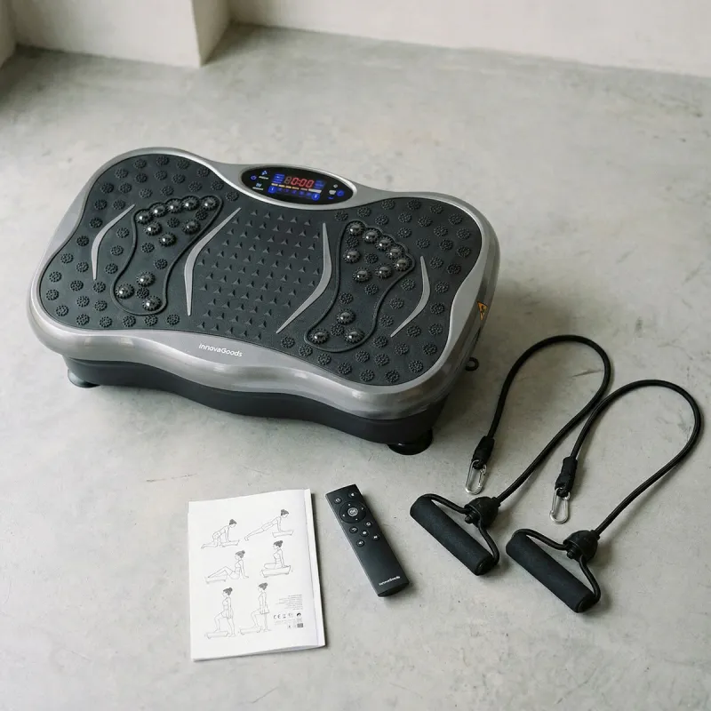Vibration Platform with Speaker, Resistance Bands and Remote Control Vivflow InnovaGoods