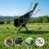 2-in-1 Folding Camping Rocking Chair with Pocket, Cushion and Carry Bag Trillow InnovaGoods