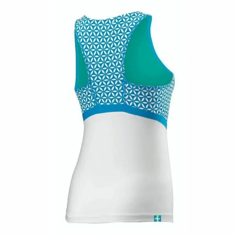 Women's Sleeveless T-shirt Wilson Glamour Green Tennis Reversible (Refurbished C)