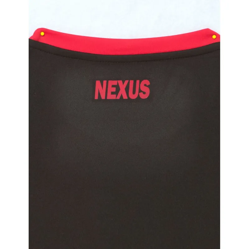 Sieviešu Krekls ar Īsām Piedurknēm Nexus CAMIGUIN Melns Sarkans