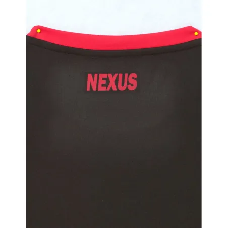 Sieviešu Krekls ar Īsām Piedurknēm Nexus CAMIGUIN Melns Sarkans