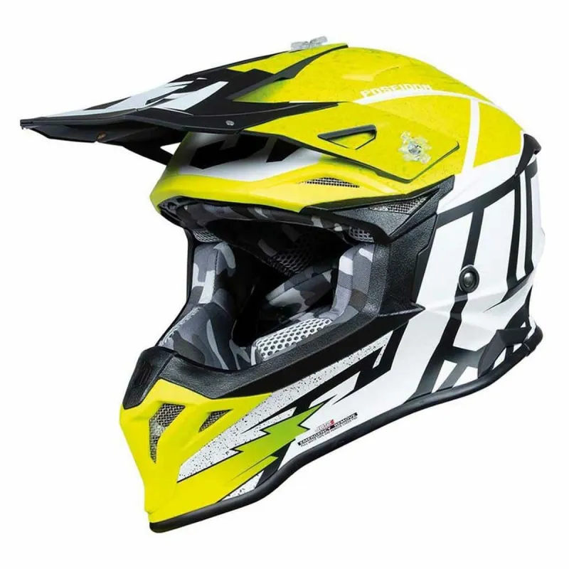 Full Face Helmet Just1 J-18 F HEXA Black White