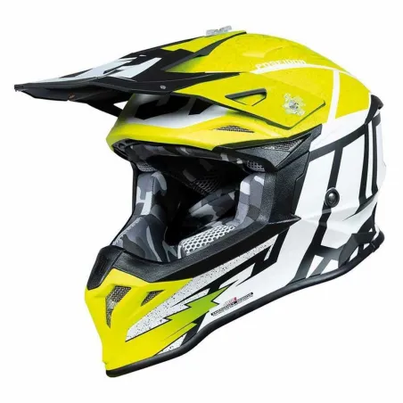 Full Face Helmet Just1 J-18 F HEXA Black White