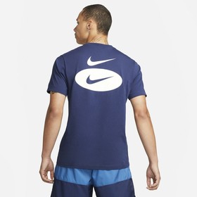 Lühikeste varrukatega T-särk, meeste Nike TEE ESS CORE 4 DM6409 410  Meresinine