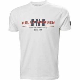 Sportiniai marškinėliai su trumpomis rankovėmis RWB GRAPHIC Helly Hansen 53763 001 Balta