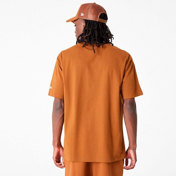 Lühikeste Varukatega Spordisärk New Era  TEE LOSDOD TPNSTN 60416427 Pruun
