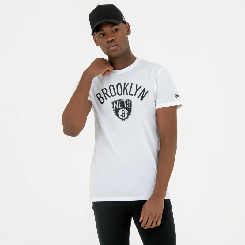 Short-sleeve Sports T-shirt New Era NOS NBA BRONET 60416753 White