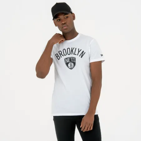 Short-sleeve Sports T-shirt New Era NOS NBA BRONET 60416753 White