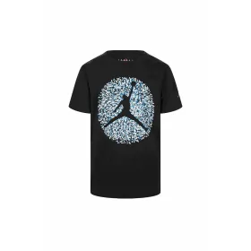 Krekls ar Īsām Piedurknēm Bērniem Nike JDB POOLSIDE JUMPMAN SS TEE 95D122 023 Melns