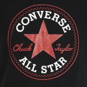 Laste Lühikeste varrukatega T-särk Converse CHUCK PATCH TEE 468992 A3J Must