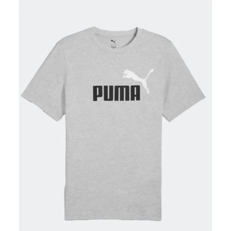 Men’s Short Sleeve T-Shirt Puma ESS 2 COLOR No. 1 Logo Tee C/O 684708 04 Grey