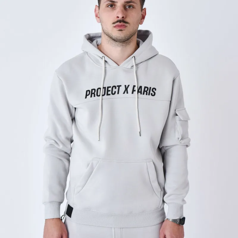 Miesten huppari Project X Paris PROJECT SWEAD&HOODIE 2522058 LS Harmaa