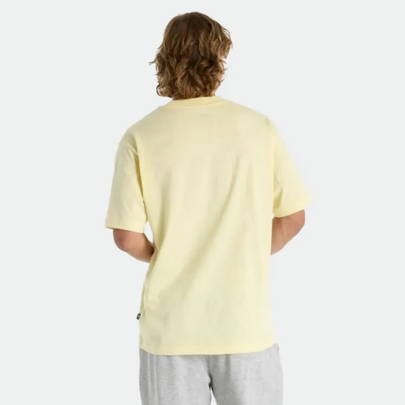 Vīriešu Krekls ar Īsām Piedurknēm New Balance NAT LOGO SS MT51920 PCR Dzeltens