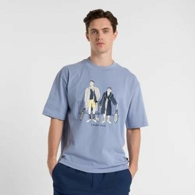Vīriešu Krekls ar Īsām Piedurknēm New Balance Perfect Match Tennis T Shirt MT51412 DUS Zils