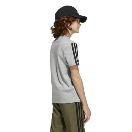 Child's Short Sleeve T-Shirt Adidas J 3S TEE 160 JD6486 Grey