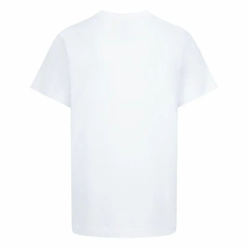 Krekls ar Īsām Piedurknēm Bērniem Nike JDB GRADIENTE STACKED JM SS TEE 95D119 I1N Balts