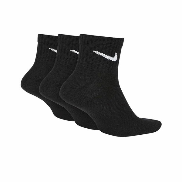 Sports Socks Nike U NK EVERYDAY LTWT ANKLE 3PR SX7677 010 Black