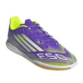 Children's Indoor Football Shoes Adidas F50 CLUB IN J JI0042 Purple