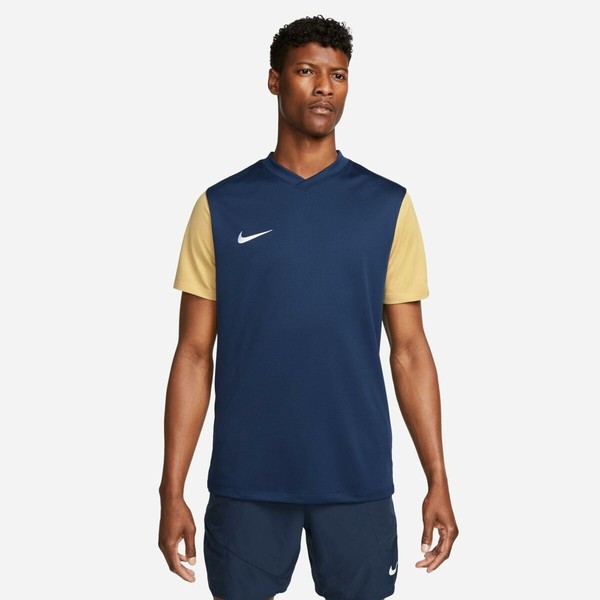 Vīriešu Krekls ar Īsām Piedurknēm Nike TIEMPO PREMIER 2 TEE DH8035 411 Tumši Zils