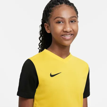 Laste Lühikeste varrukatega T-särk Nike TIEMPO PREMIER 2 TEE DH8389 719 Kollane