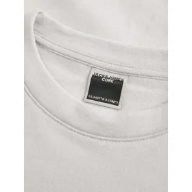 Men’s Sweatshirt without Hood Jack & Jones JCOSTANCE SWEAT CREW NECK 12282821 Grey