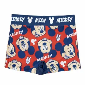 Zēnu Bokseršortu Peldbikses Mickey Mouse Sarkans
