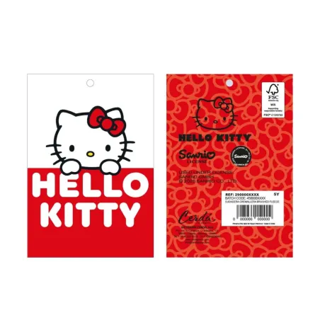 Tyttöjen hupullinen pusero Hello Kitty Harmaa