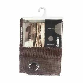 Aizkari Gift Decor Brūns 140 x 260 cm Grills (6 gb.)