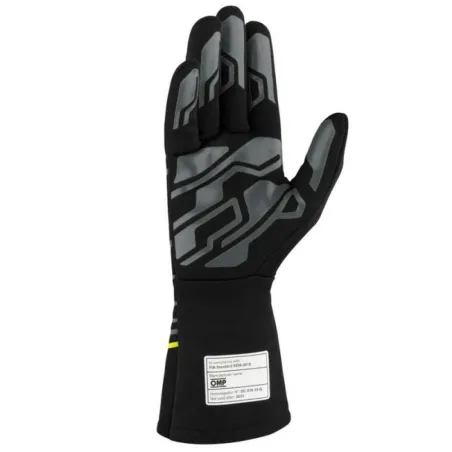 Karting Gloves OMP MY2025 Keltainen Musta FIA 8856-2018