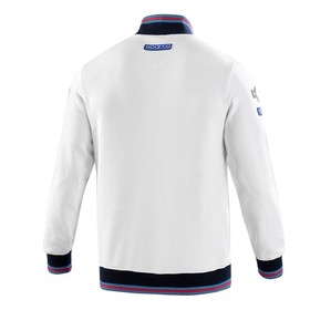 Men’s Sweatshirt without Hood Sparco MARTINI-R White