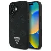 Guess Grained Hot Stamp Peony Triangle Logo MagSafe - Case for iPhone 16 (black)