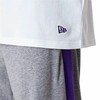 Футболка с коротким рукавом мужская New Era NBA Colour Block LA Lakers Белый