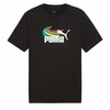 Vīriešu Krekls ar Īsām Piedurknēm Puma  GRAPHICS Summer Melns