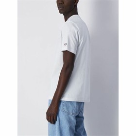 Vīriešu Krekls ar Īsām Piedurknēm Champion Crewneck Balts