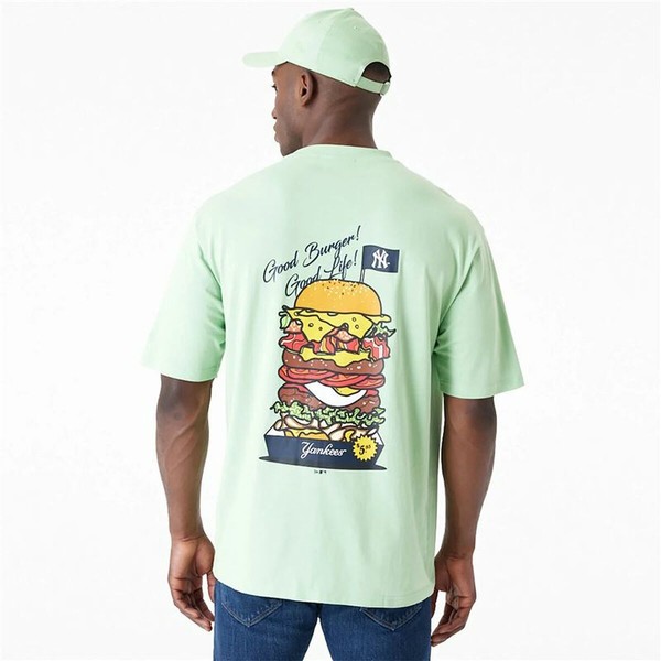 Miesten T-paita New Era New York Yankees MLB Burger Vihreä