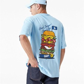 Lühikeste varrukatega T-särk, meeste New Era LA Dodgers MLB Burger Sinine