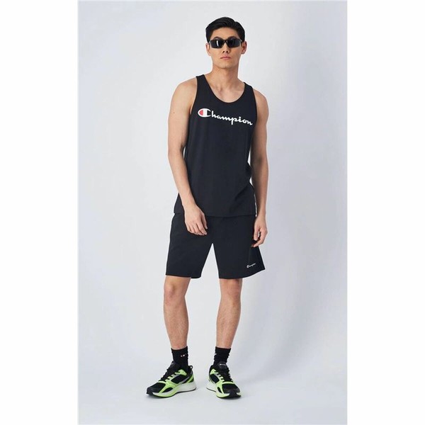 Tank Top Men Champion Top Black
