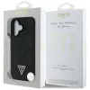 Guess Grained Hot Stamp Peony Triangle Logo MagSafe - Case for iPhone 16 (black)