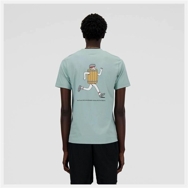 Lühikeste varrukatega T-särk, meeste New Balance Sport Essentials Barrel Helesinine