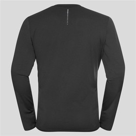 Men’s Short Sleeve T-Shirt Odlo Crew Neck L/S Black