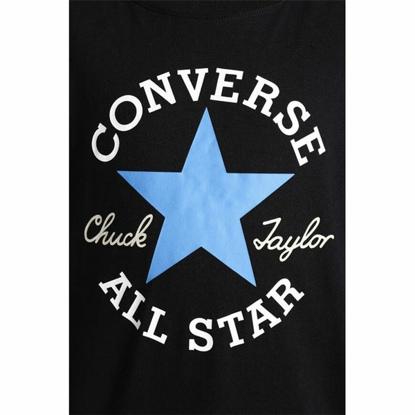 Krekls ar Īsām Piedurknēm Bērniem Converse Sustainable Core Melns