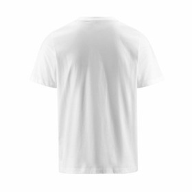 Men’s Short Sleeve T-Shirt Kappa Fario Graphik White
