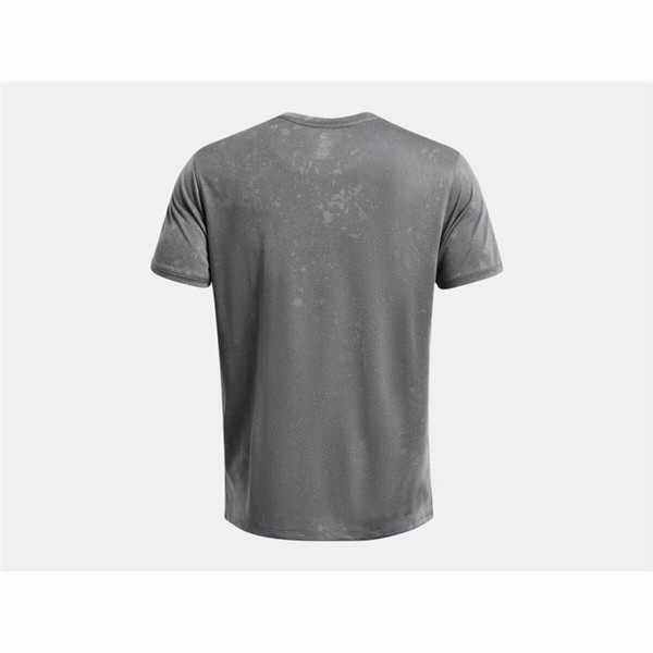 Vīriešu Krekls ar Īsām Piedurknēm Under Armour Launch Splatter Pelēks