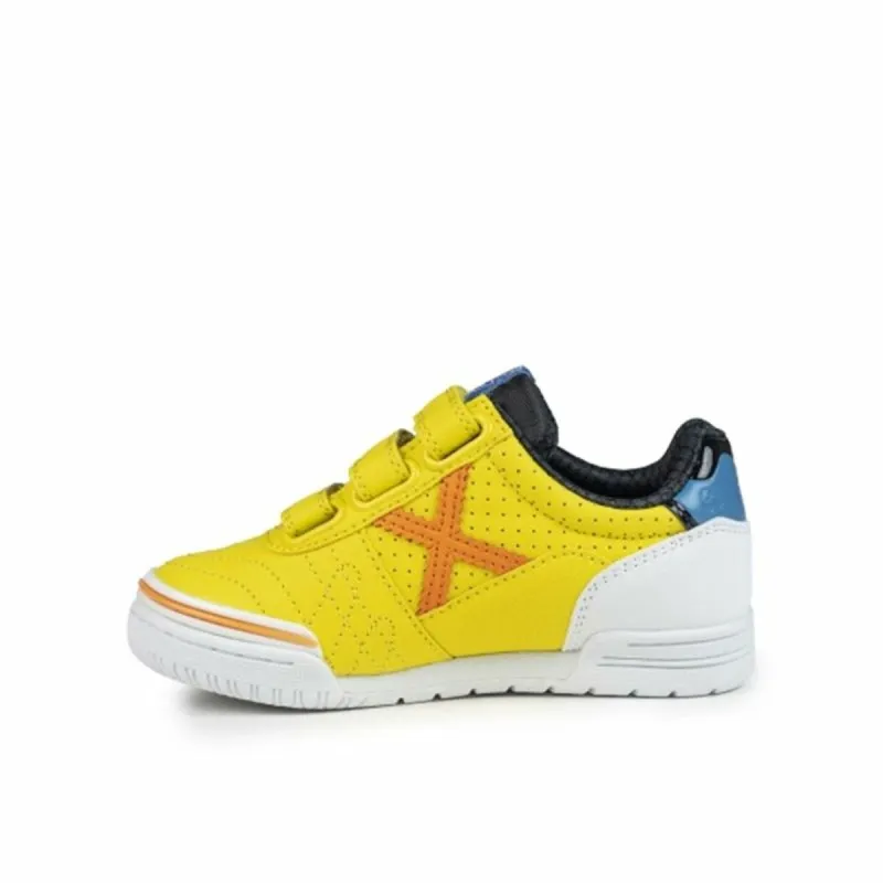 Children's Indoor Football Shoes Munich G-3 Kid Vco Profit 419 Yellow