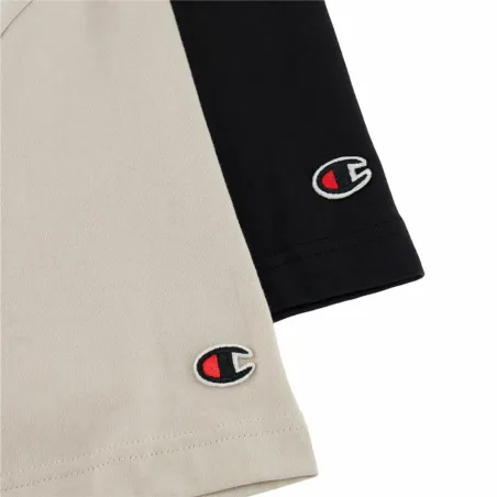 Men’s Short Sleeve T-Shirt Champion Black 2 Units